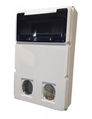 Genrod 161212g    Caja Pvc P/capsulado Ip65          2 X 32a + 12 Din 288x305x104 (gabinete  Cbox Ext )