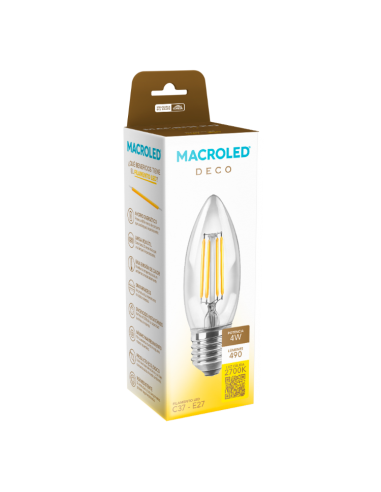 Macroled Bfc37-e27-4ww Vela C37 E27...