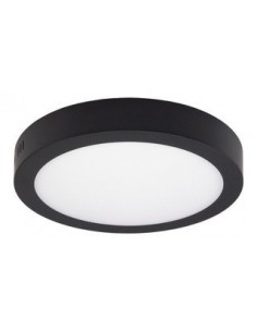 Idlr P130_18w_ Negro Panel Led Ext Redondo 18w/830 21x3cm 1400lm Luz Calida / De Sobre Poner 2