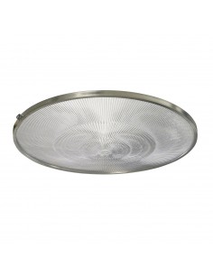 Ilum Rust 409t     Tapa Pantalla 35cm Diam. Policabonato Transparente S/reten Siliconada (campana T.naval)     (iluminacion R 2