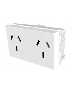 Jeluz 60028 Mod Platinum Toma Doble 10a Blanco Verona